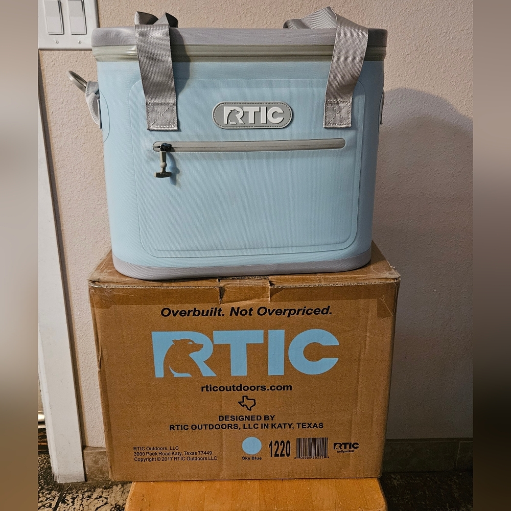 Light Blue Soft Cooler
